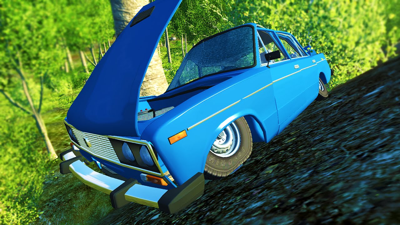 РАЗБИВАЮ РУССКИЕ МАШИНЫ - BeamNG Drive