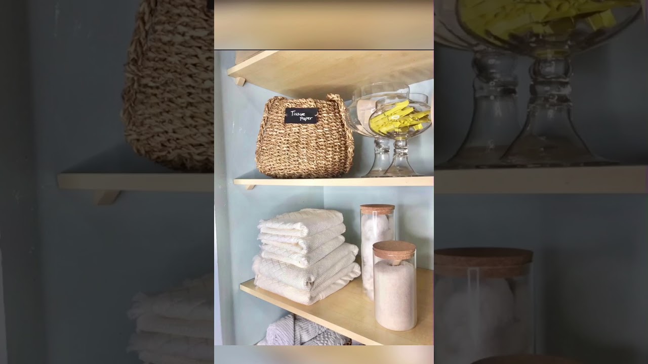 Linen close organization 🧺🧺🧺 ترتيب خزانة المناشف و الشراشف