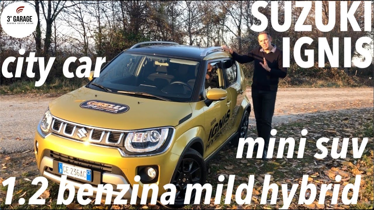 SUZUKI Ignis ibrida 1.2 benzina: mini suv e city car insieme. Agile nel traffico in stile offroad