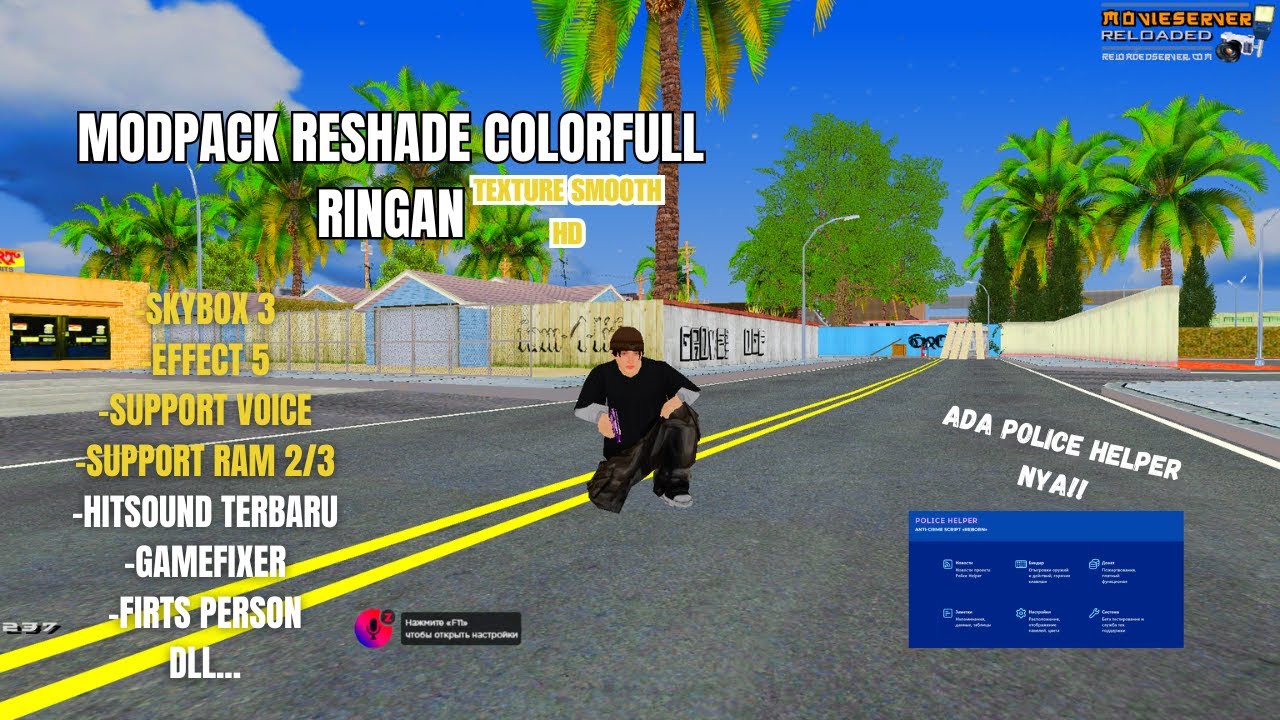 [SHARE]MODPACK GTA SAMP COLORFULL HD RINGAN !! | COCOK BUAT RP + SOTOT - GTA SAN ANDREAS MULTIPLAYER