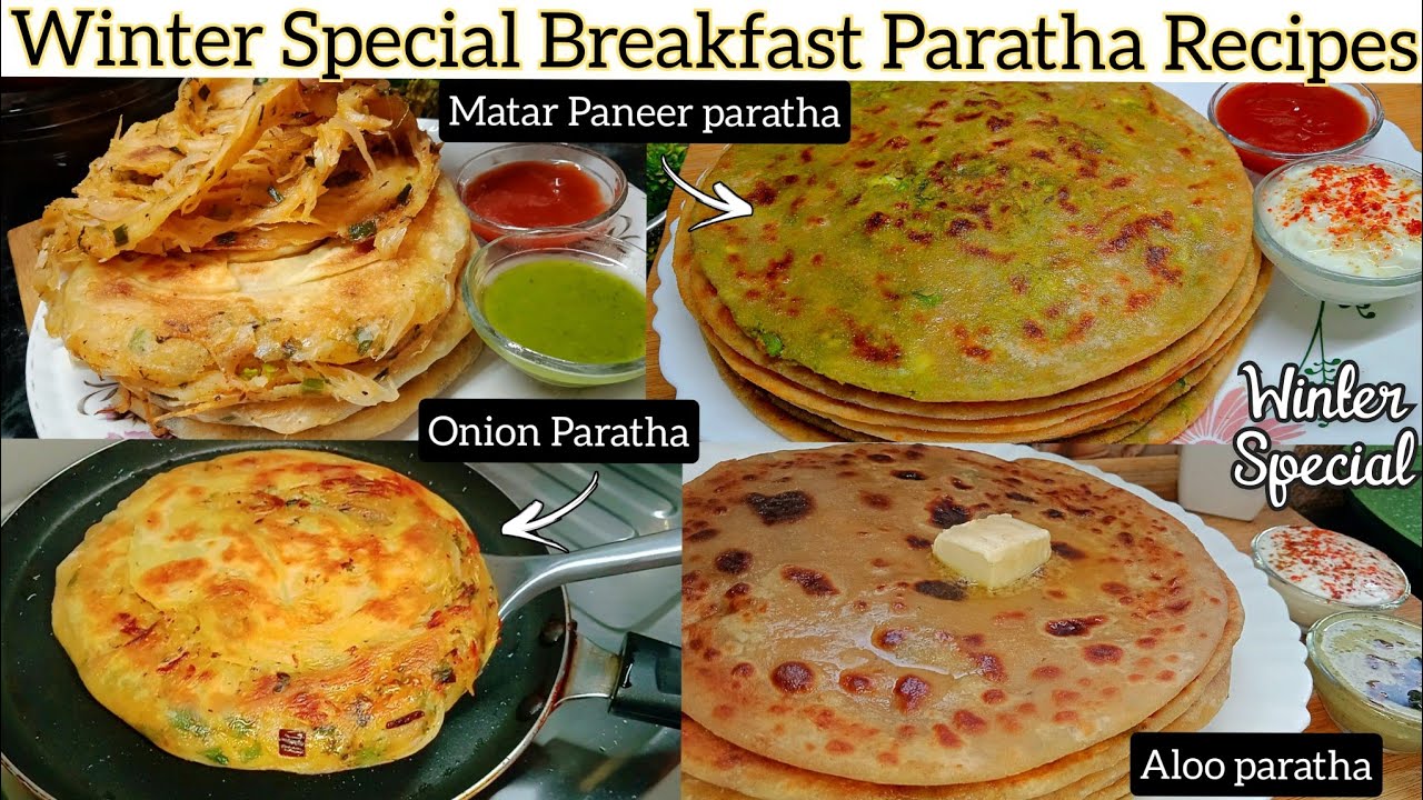 Breakfast Recipe | Winter Special Recipes | Paratha Recipes | Easy Breakfast Ideas