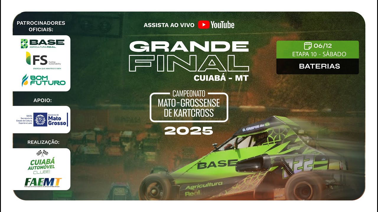 6ª ETAPA DO MATO-GROSSENSE DE KARTCROSS EM CUIABÁ .