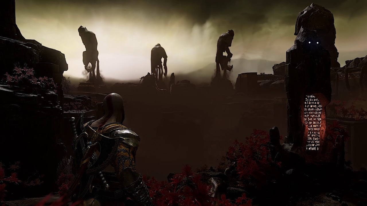 God Of War - Niflheim Ambiance (white noise, breath, blacksmith, live wallpaper)