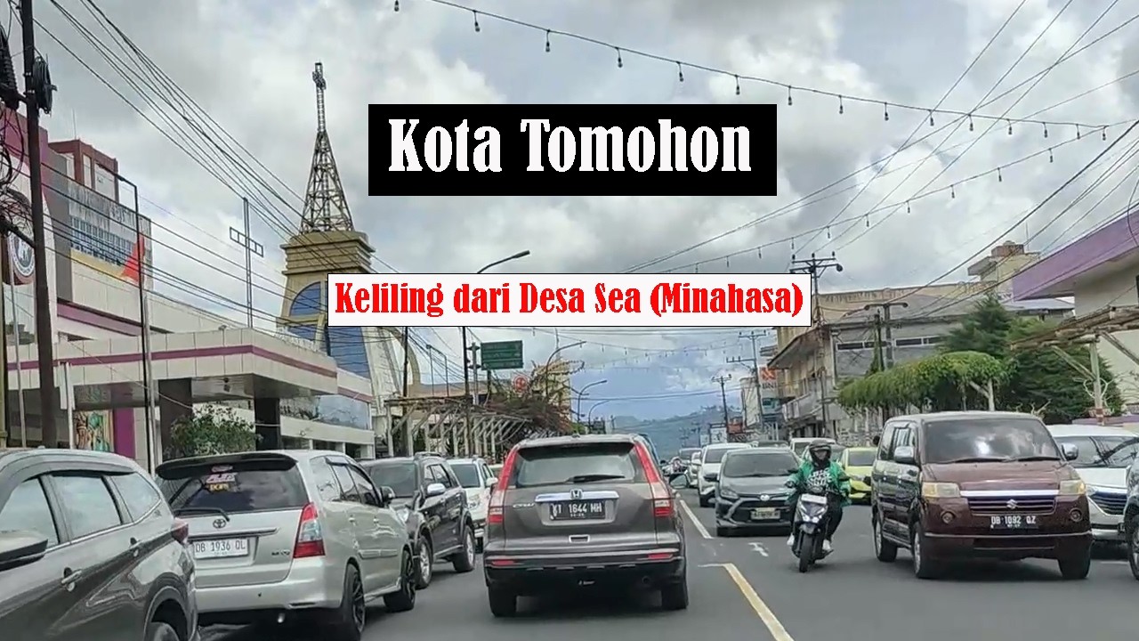 Terbaru !!, Perjalanan dari Desa Sea menuju Kota Tomohon, melalui Area Perkebunan Kelurahan TINOOR