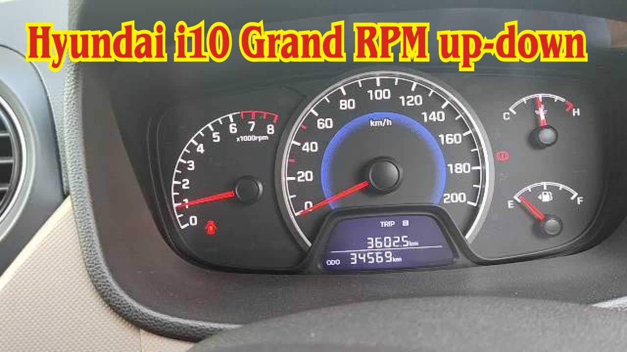 Hyundai i10 Grand RPM Fluctuating