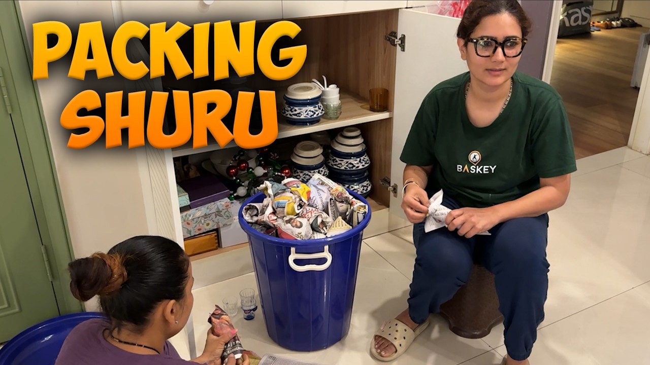 Naye Ghar mein Shift hone ki taiyaari shuru | Aaj kya kya set kar diya ? | Anissha & Adira Vlogs 