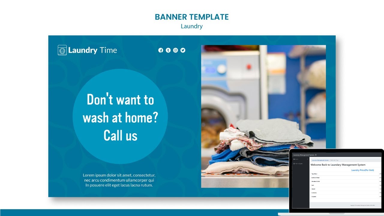 Complete Laundry Management System Project Using PHP and MYSQL || Source Codes Available & Projects