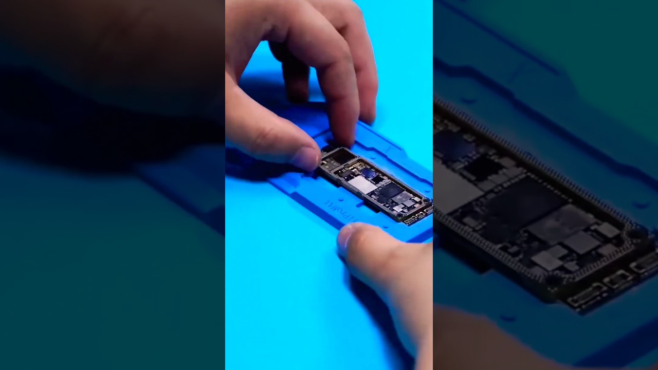 iphone 11 sandwich motherboard Reballing perfectly #iphone #reballing #repairing