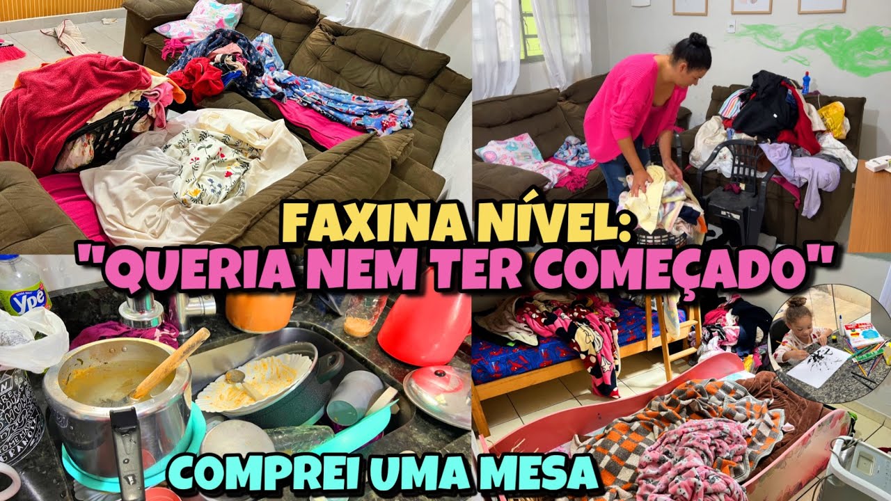 ESSA FAXINA FOI UM VERDADEIRO DESAFIO 