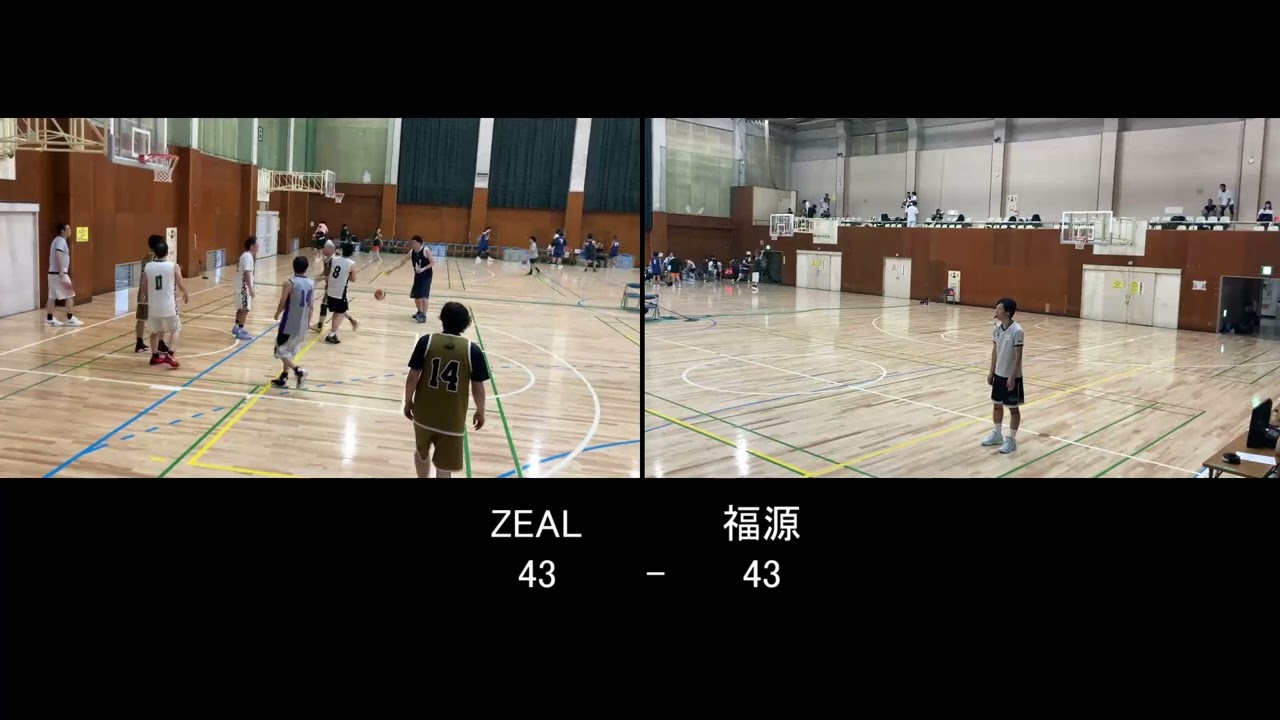 25' 秋季ゆまにて杯 Over42 準決勝 vs 福源 4Q