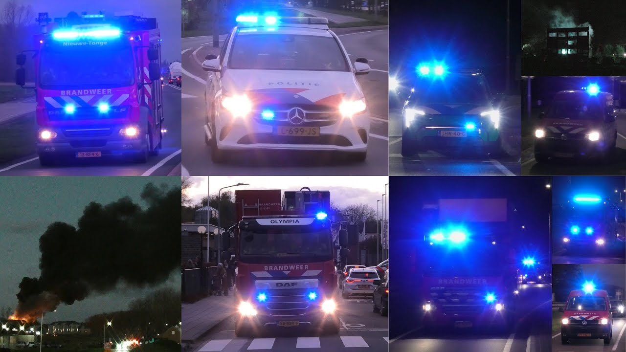 [GRIP 1] Grote Brand in leegstaand pand Westhavendijk Middelharnis! - 16 november 2025