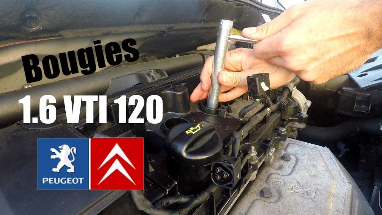 Changement bougies - 1.6l 16v VTI 120 de chez PSA ☑️