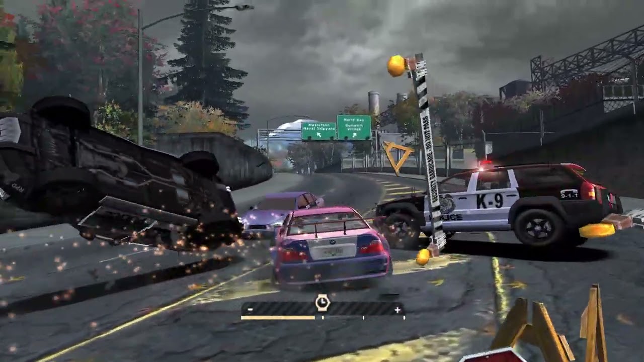 Need For Speed Most Wanted -  BMW M3 GT3 Cop chase