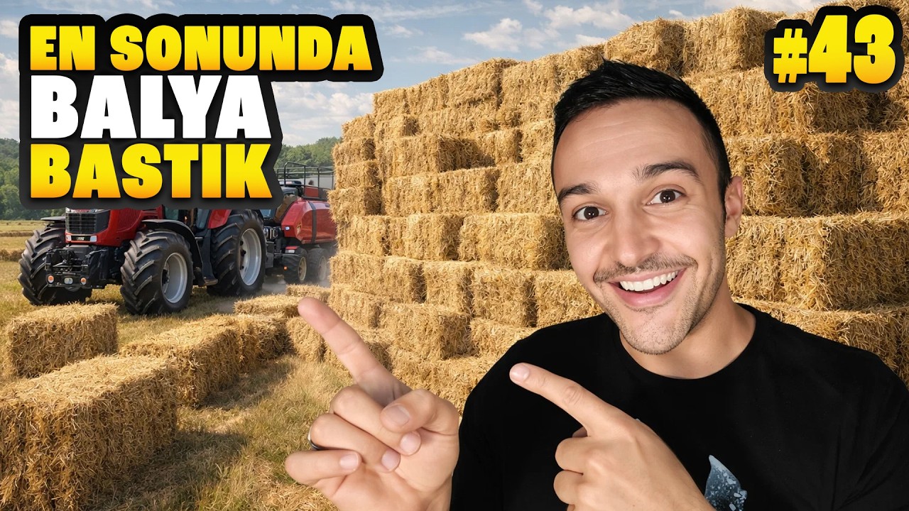 BİNLERCE KURU BALYA BASTIK 🌾🔥 | FS25 #43