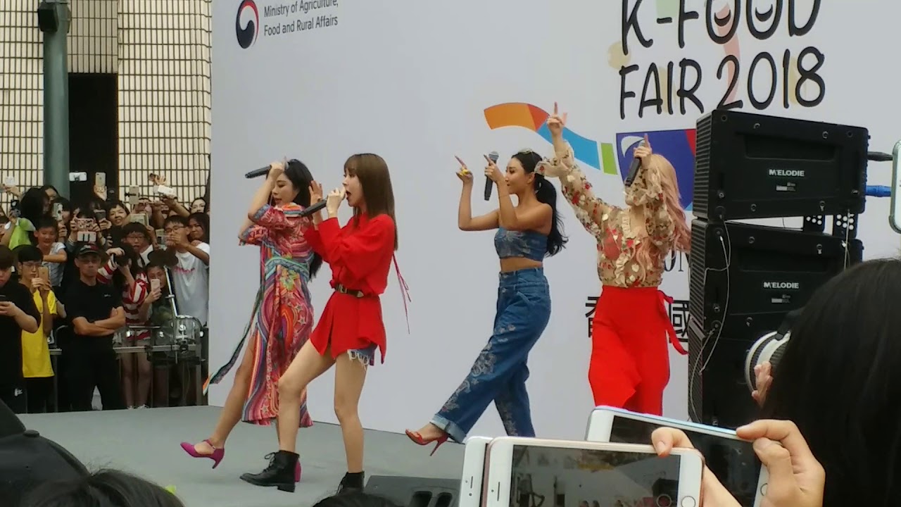 18-10-17 K-food Festival in Hong Kong MAMAMOO --Décalcomanie