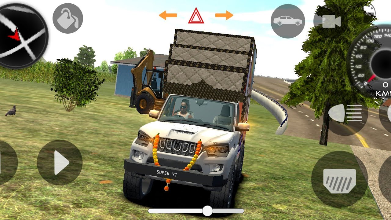 Indian Mahindra DJ Kamper Draft Gameplay Indian Cars Simulator 3D #indiancars #gamingvideos 