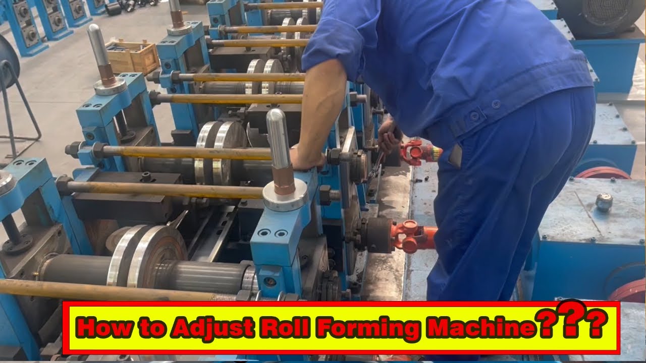 How to Adjust Roll Forming Machine | Adjusting the gap between rollers