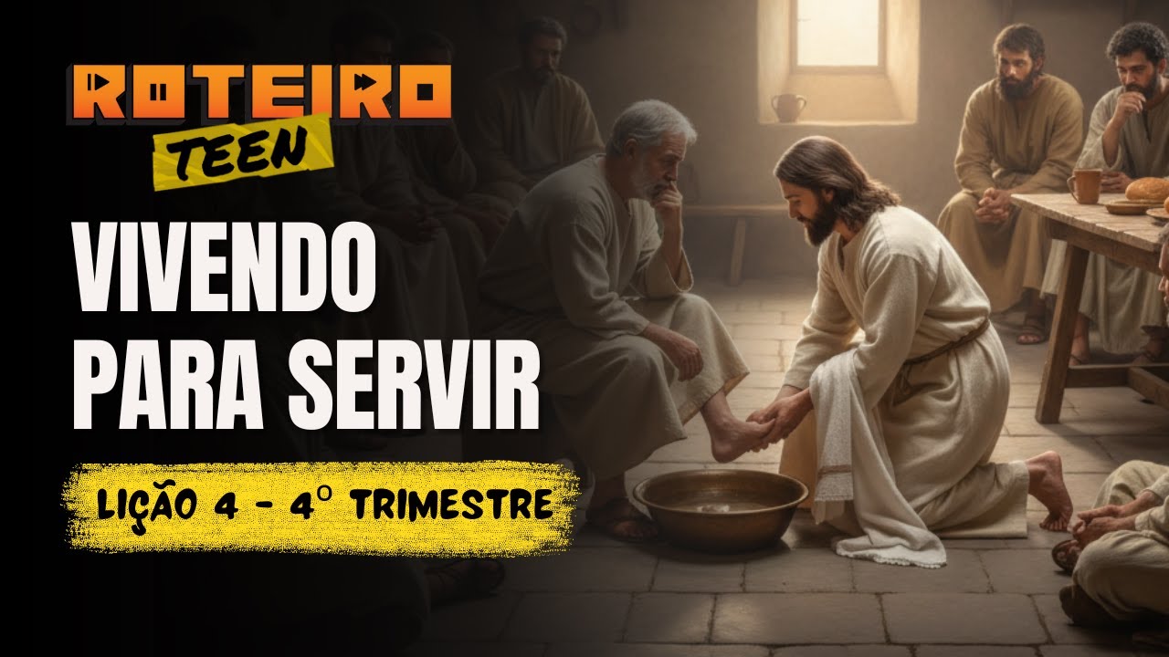 Lição 4 - VIVENDO PARA SERVIR | Lição dos Adolescentes - Roteiro Teen | 4ºTri - 2025