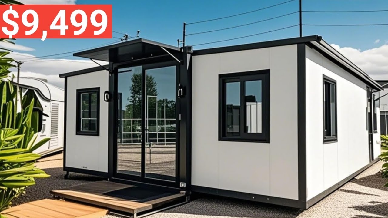 Внутри Amazon Tiny House: дом из контейнера для перевозки грузов с 2, 3 или 4 спальнями ✅ Готовые...