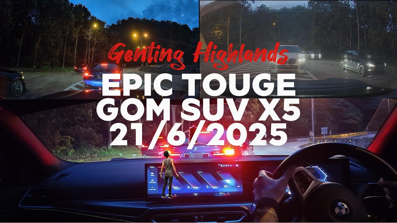 Genting M340i Takes on BMW X5 in WINDING MOUNTAIN ROADS