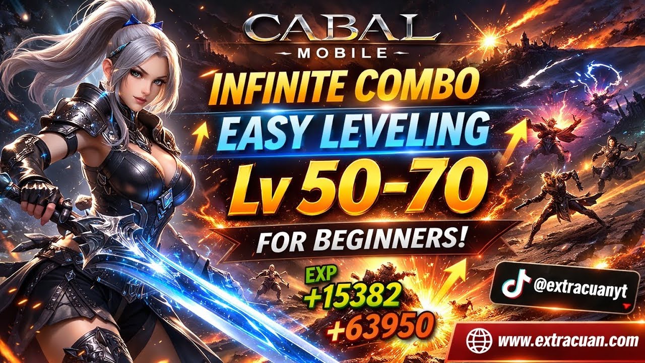 Cabal Mobile Easy Leveling Guide Lv 50–70 | Infinite Combo