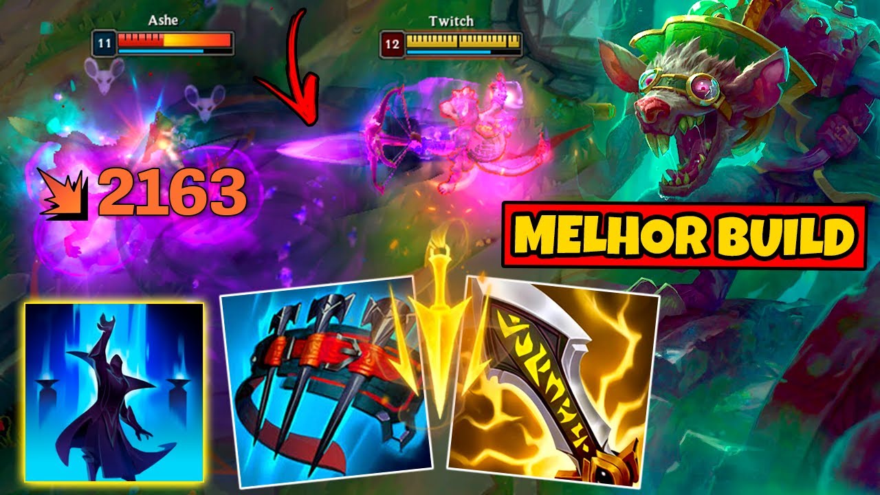 TWITCH ADC T&Aacute; MONSTRUOSO COM OS NOVOS ITENS DE CR&Iacute;TICO