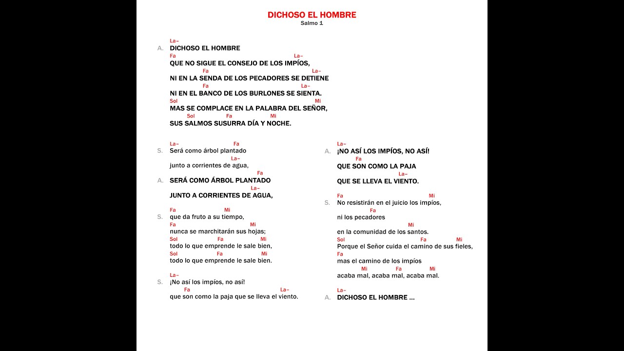 Dichoso el hombre