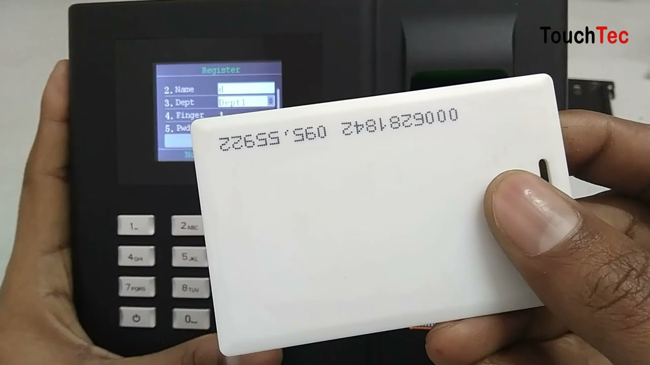 How to enroll Fingerprint, RF Card, PIN in Realtime Biometric attendance Machine.