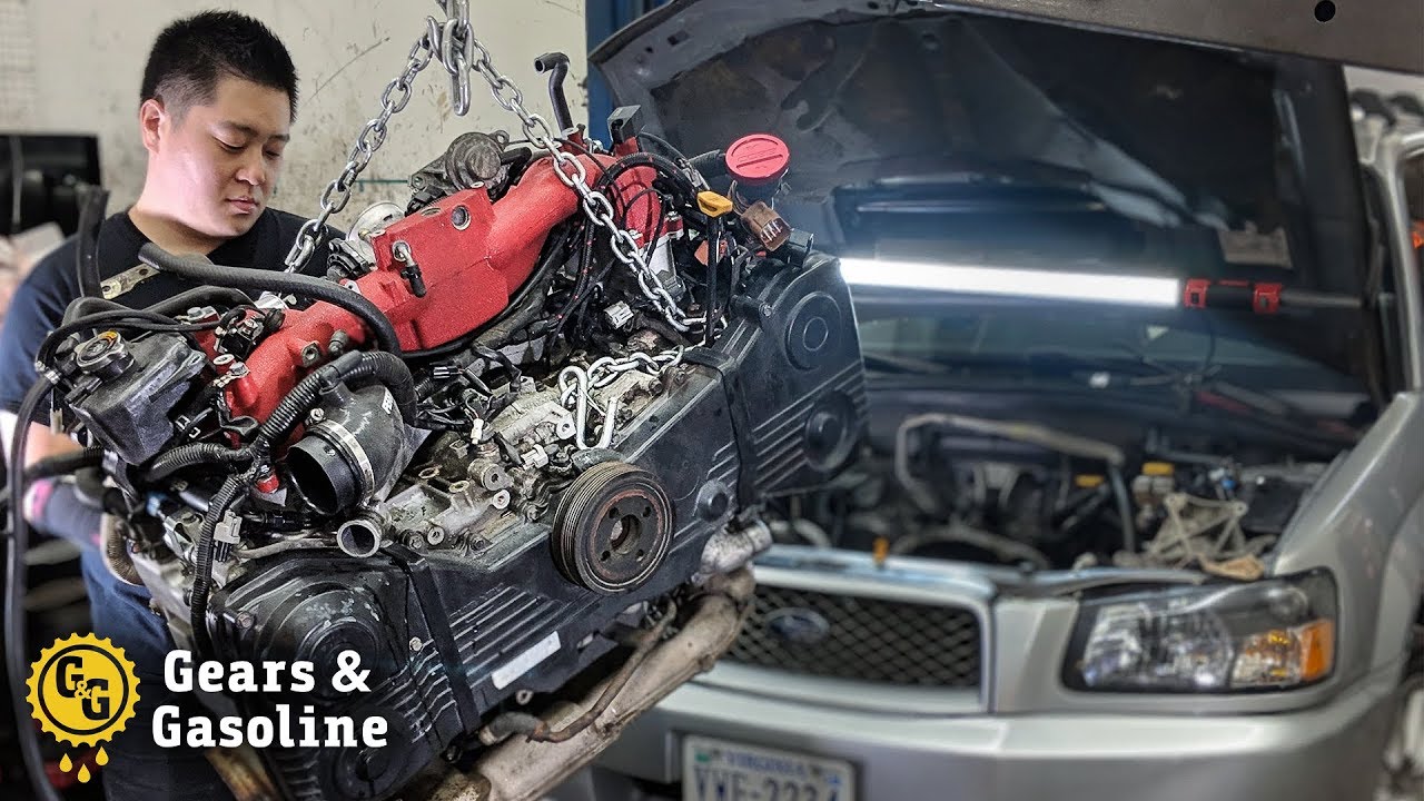 Installing a Forged EJ257 in my Subaru Forester