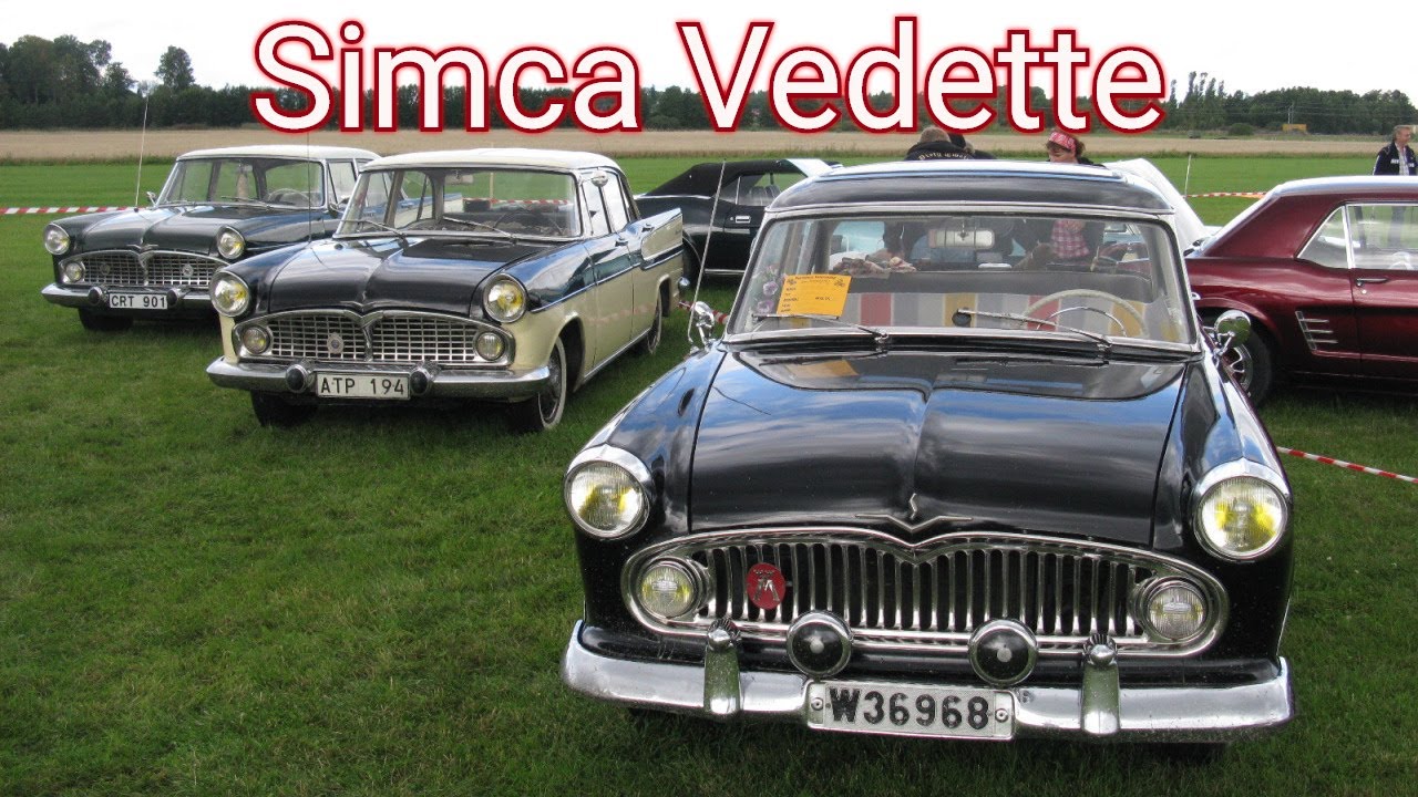 Simca Vedette: The French Sedan with American Soul