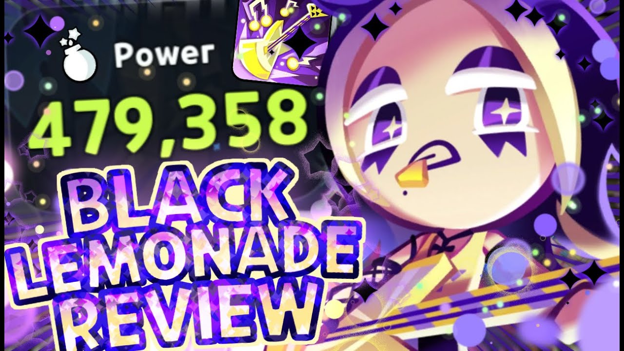 TANK DESTROYER & INSANE BUFFER! Black Lemonade Cookie Review! | Cookie Run Kingdom