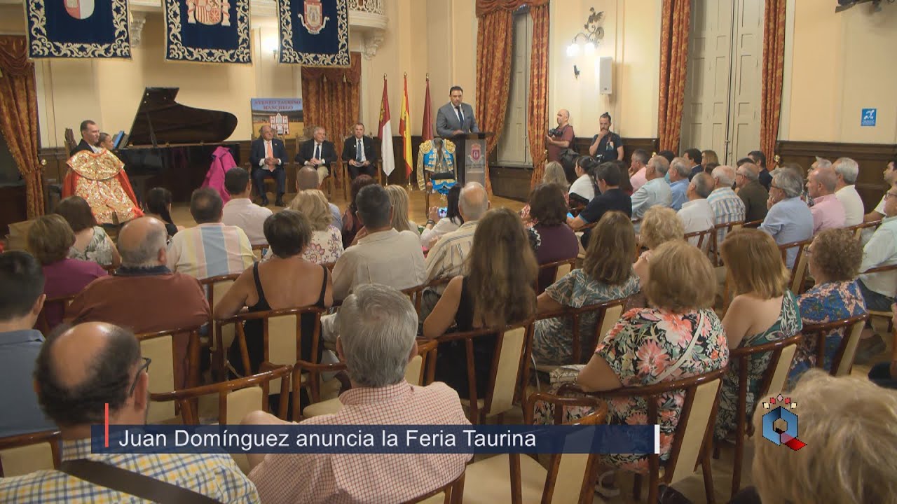 Juan Domínguez anuncia la feria taurina de Ciudad Real