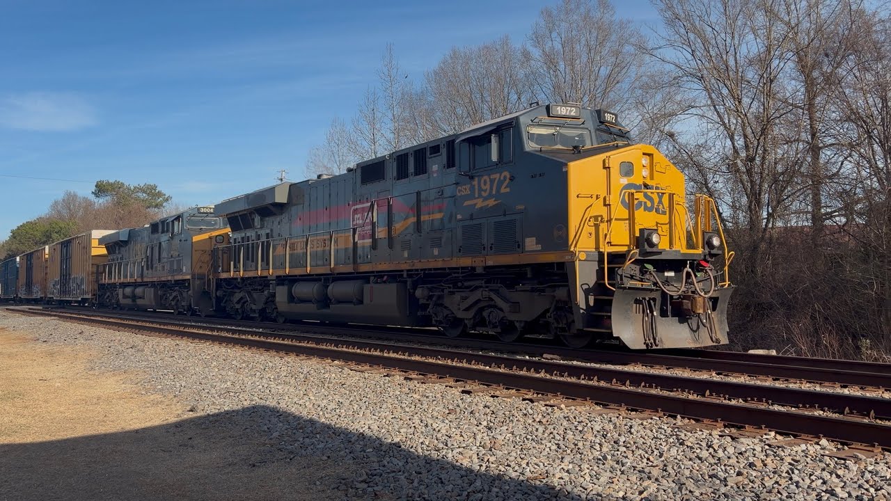 Railfanning Selma,NC on 2/20/26 (ft. Foreign power,CSXT1972, and @Soulful_Trackside )