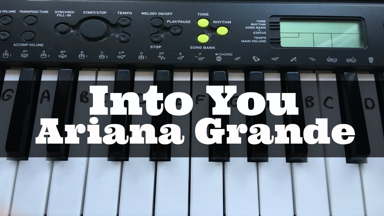Into You - Ariana Grande | Easy Keyboard Tutorial With Notes (Right Hand)