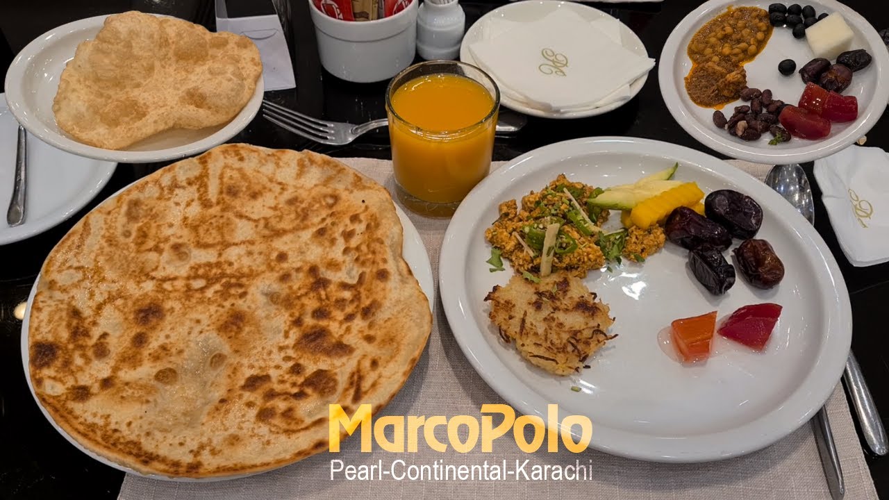 Buffet Breakfast at PC Marcopolo | Luxury Room Pearl Continental Experience