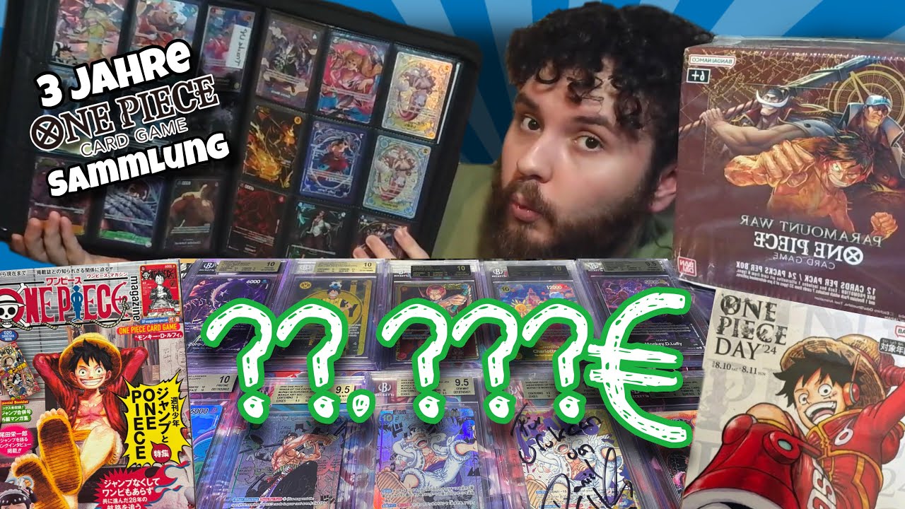 Meine KOMPLETTE One Piece Karten Sammlung nach 3 JAHREN! 😱🔥