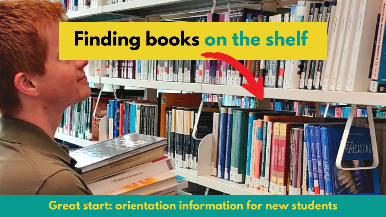 Finding books on the shelf
