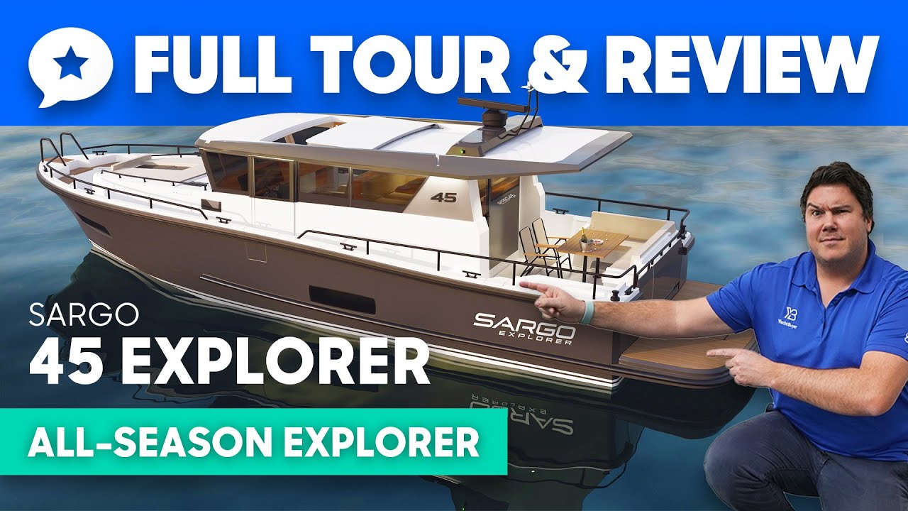 Обзор и тур новой яхты Sargo 45 Explorer | YachtBuyer