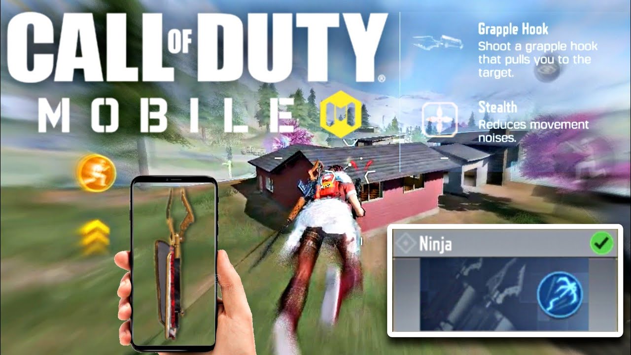 call of duty mobile Ninja Grapple Hook 2023