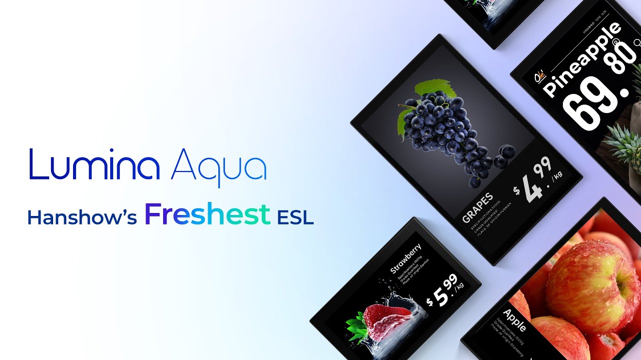 Hanshow Lumina Aqua product features