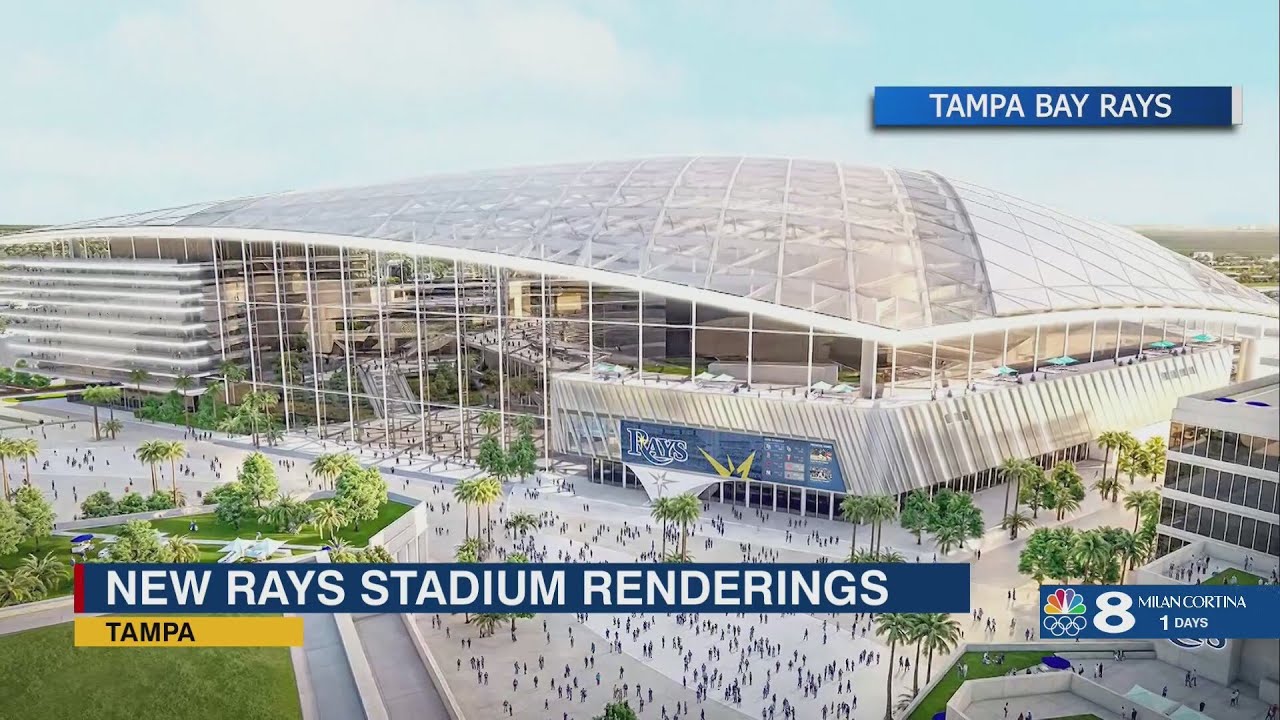 Rays offer first look at proposed new Tampa stadium