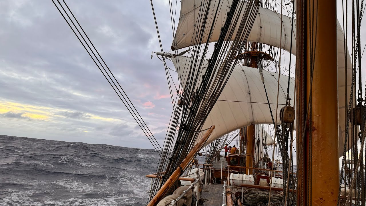 Sailing Across the Pacific Ocean and Rounding Cape Horn Aboard the Bark Europa (2024)