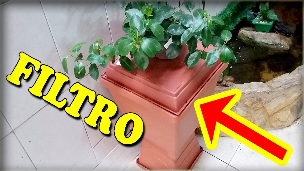Como fazer um filtro para lago artificial - Filtro caseiro para lagos ornamentais