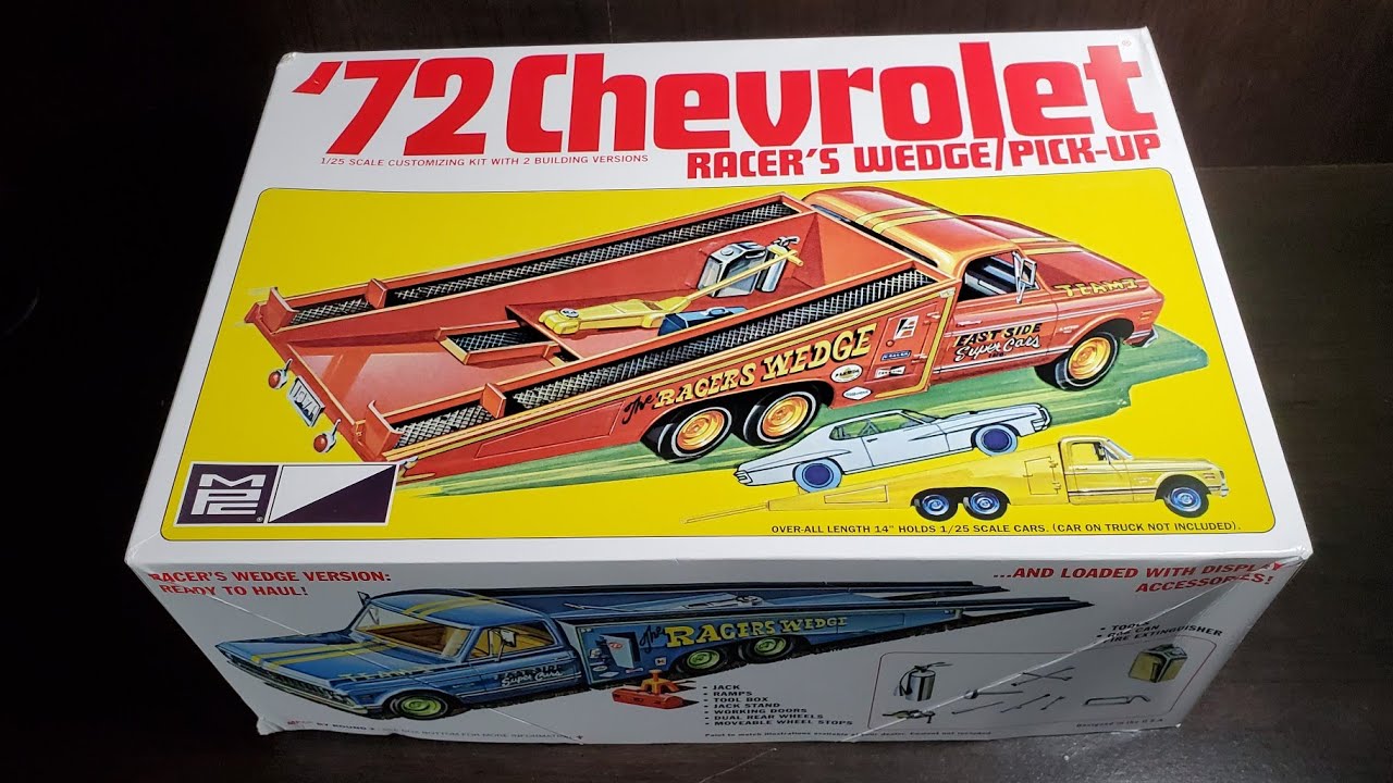 MPC '72 Chevrolet Racer's Wedge /Pick-Up 885 Before you Buy/ Box opening parts, Decals, Instructions