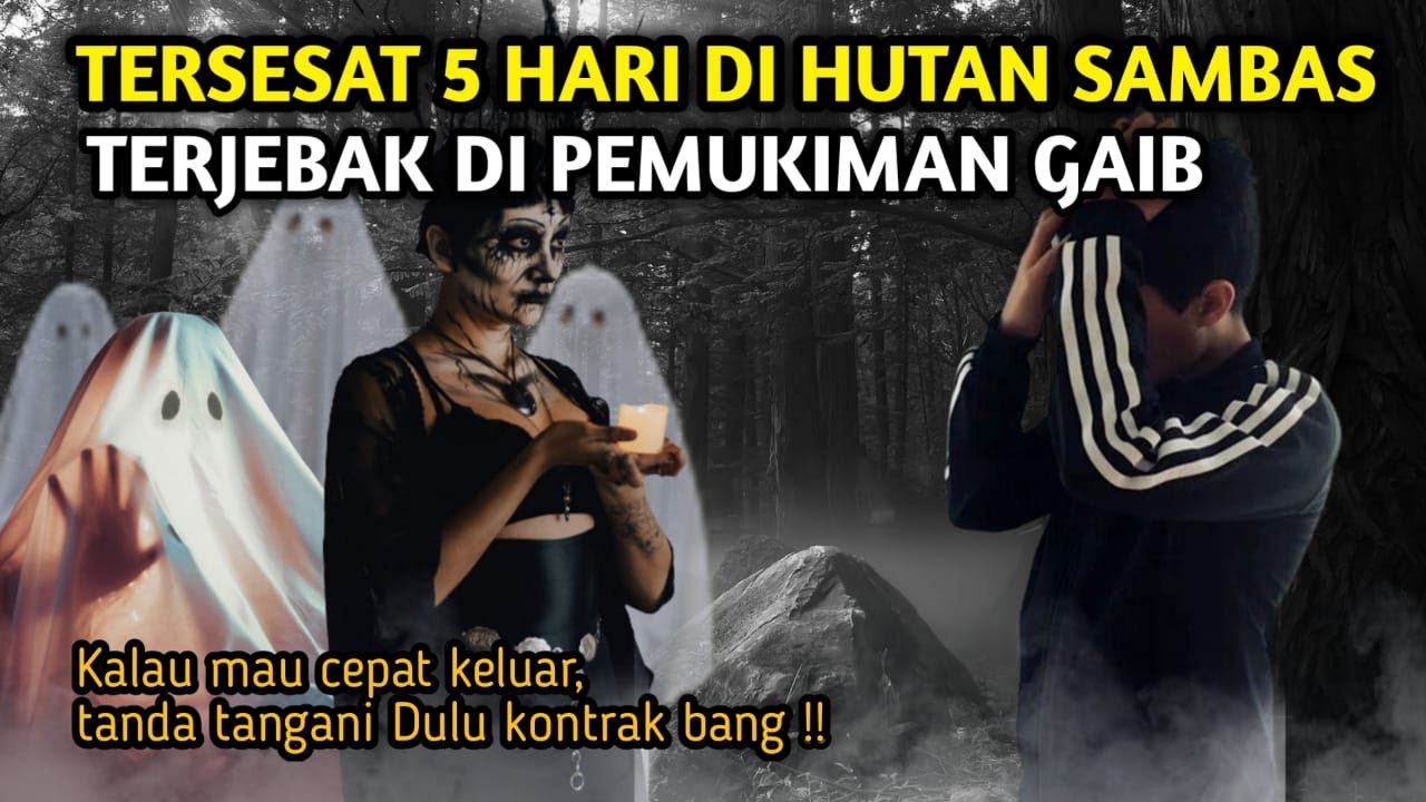 KISAH DEKI, 5 HARI TERSESAT DI HUTAN SAMBAS KALIMANTAN MASUK KE KOTA GAIB NEGERI PALOH