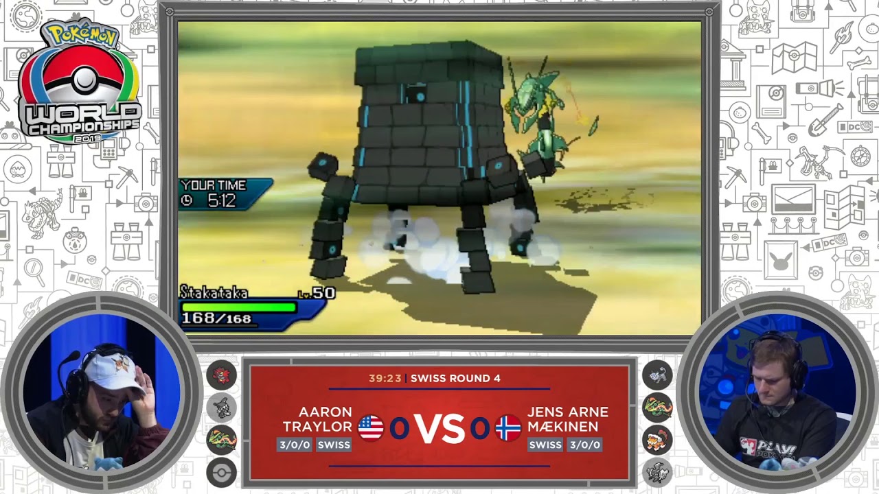 2019 Pokemon World Championships VGC Masters Day 1 - Aaron Traylor vs Jens Arne Maekinen - Swiss R4