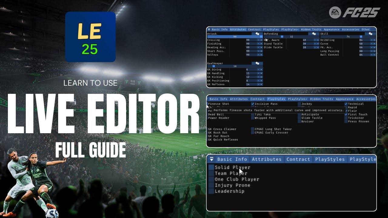 Live Editor Guide | Full Tutorial | EA Sports FC 25