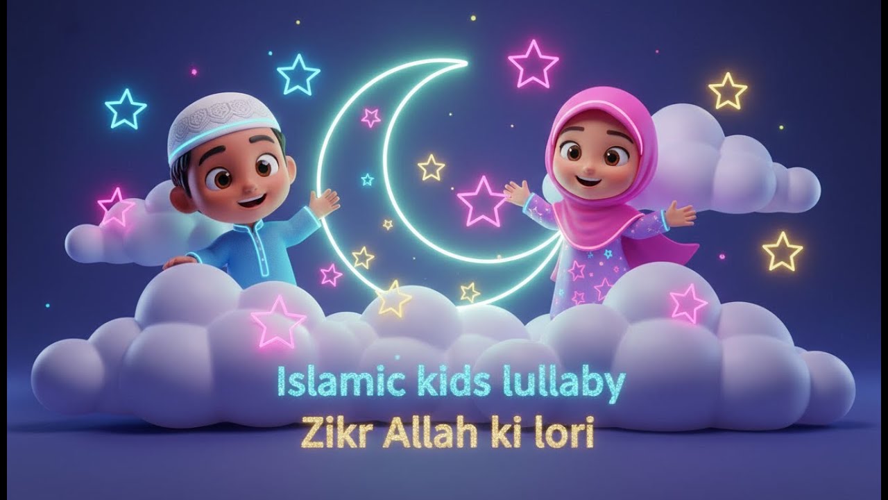 Zikr Allah Ki Pyari Lori 🌙| Islamic Lullaby for Kids | Bedtime Nasheed