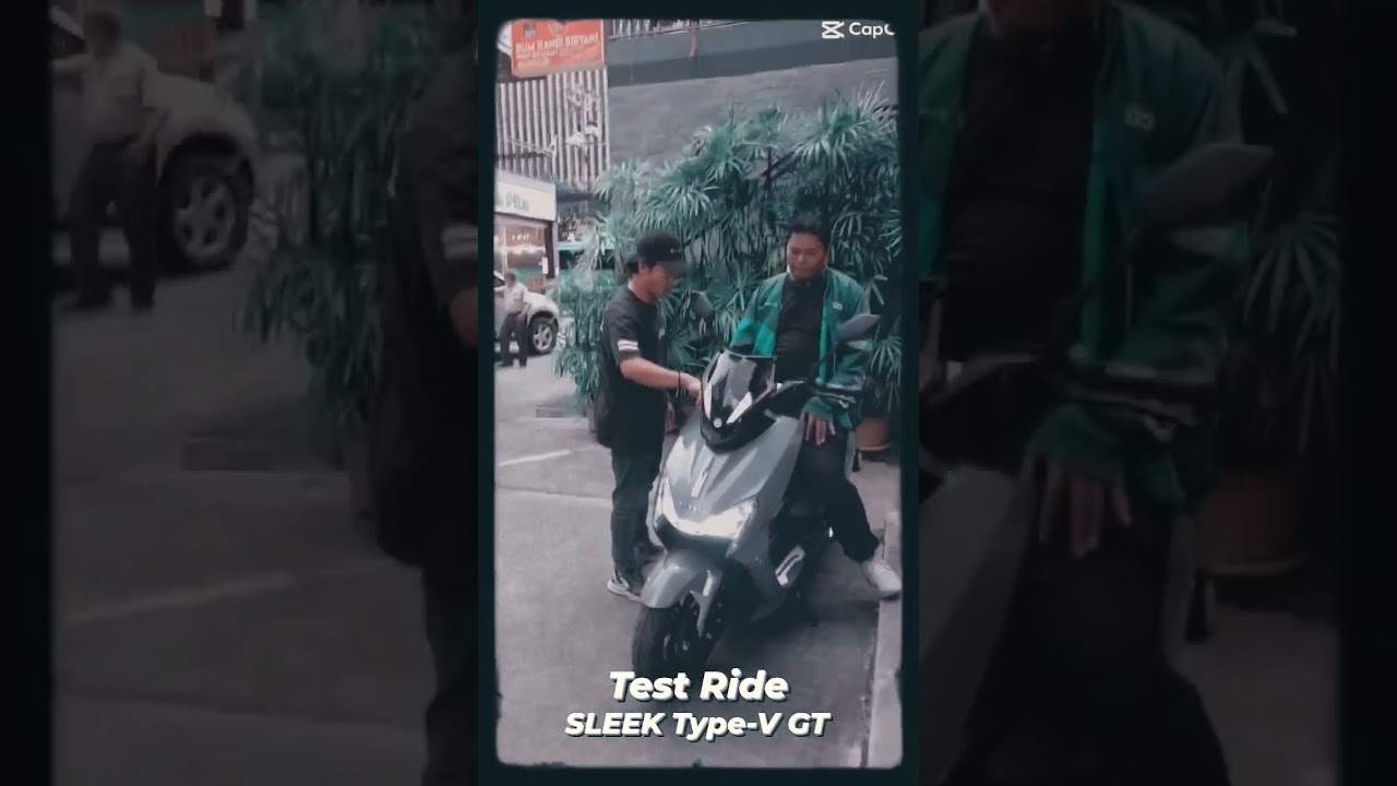 Test ride SLEEK Type-V GT #SLEEKEV #TypeVGT #Motorcycle #EV #Scooter #รถมอเตอร์ไซค์ไฟฟ้า