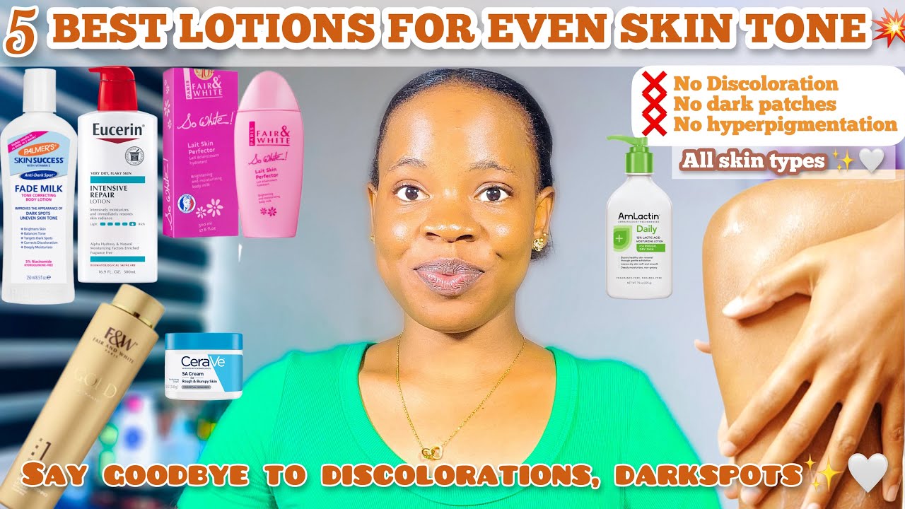 BEST BODY CREAM FOR EVEN SKIN TONE & GLOWING SKIN | Body Lotions + Creams For Hyperpigmentation*
